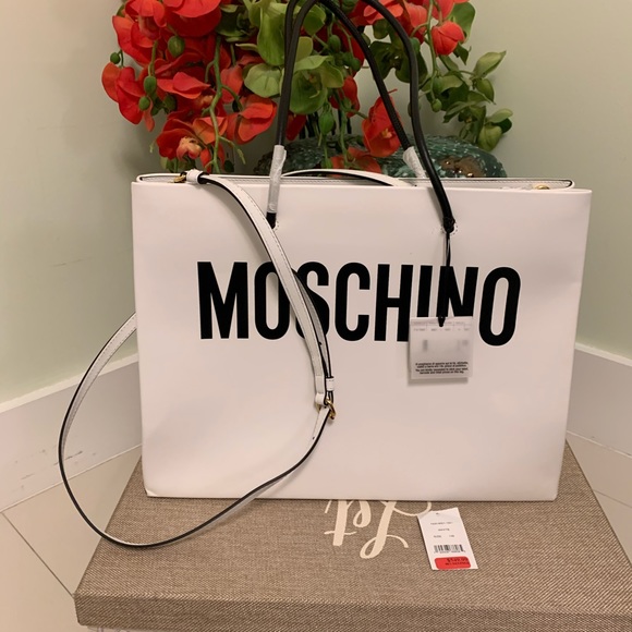 New Moschino bag white and black, large - Picture 4 of 10